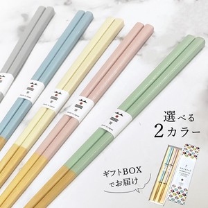 Wakasa lacquerware Chopsticks Pastel Colour 2-pairs NEW