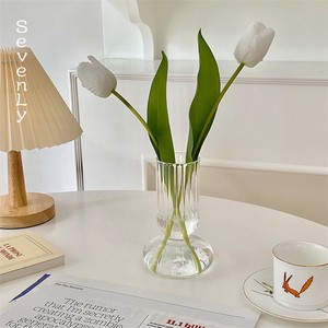 人気商品 透明な ガラス 花瓶「2022新作」