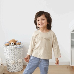Kids' 3/4 Sleeve T-shirt Little Girls Pudding Long Sleeves Tops Boy Cut-and-sew