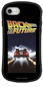 BACK TO THE FUTURE iPhone SE(第2世代)/8/7/6s/6対応 ハイブリッドガラスケース ロゴ BTTF-01A