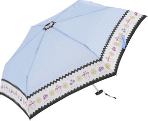 婦人雨傘　フラット　ミニ傘　55cm　フラミンゴ