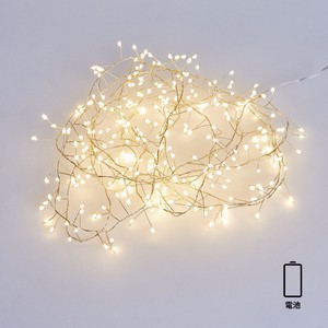 【定番】（1.5m）LEDデコレーションライト グロート（2色）／電池タイプ イルミネーション クリスマス 2022