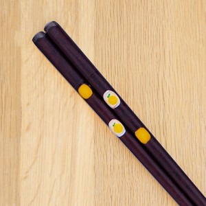 28cm菜箸 ころころ柚子 ブラウン