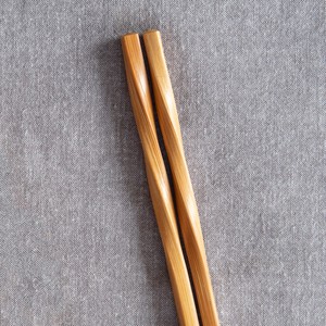 23cm箸 ナチュラル ねじり箸