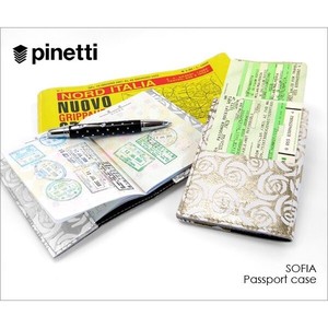 【イタリア製】PINETTI　SOFIAパスポートケース　クリアランス　セール【在庫処分品特価】