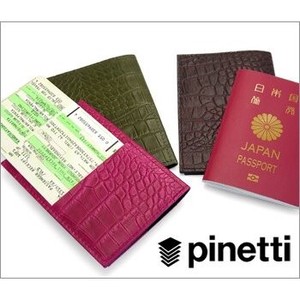 【イタリア製】PINETTI　FLORIDAパスポートケース　クリアランス　セール【在庫処分品特価】