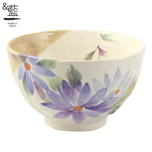 Mino ware Rice Bowl single item Japanese Style Pottery Indigo