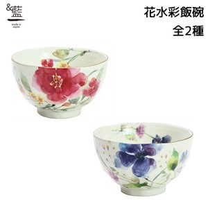 Mino ware Rice Bowl single item Pottery Indigo 2-types