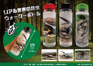 リアル世界の昆虫　ウォーターボトル