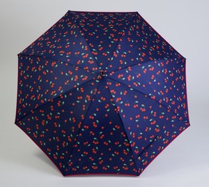 ◆2022新作◆【el sopo】婦人用雨傘・長傘　チェリープリント
