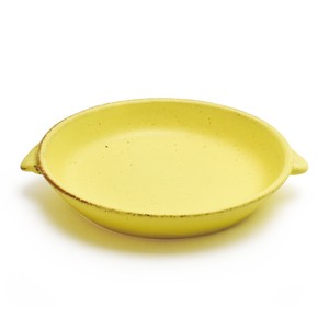 Mino ware Baking Dish Yellow Made in Japan