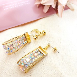 Pierced Earrings Gold Post Gold earring clip Popular Seller
