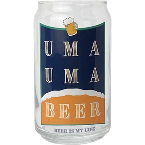 缶型グラス コップ UMAUMA BEER  SAN3882-2 日本製 made in Japan