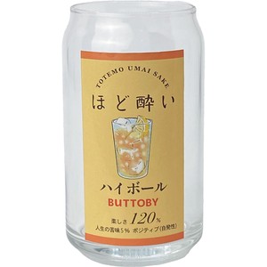缶型グラス コップ ほど酔いハイボール  SAN3882-4  日本製 made in Japan