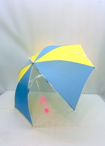 通年新作）雨傘・長傘-ジュニア　ワンポイントミナモキッズ軽量手開き雨傘