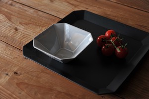 Mino ware Main Plate black Western Tableware Made in Japan