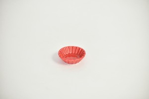 レッドベーキングカップ丸小 赤系 洋食器 プチボール 日本製 美濃焼 おしゃれ モダン