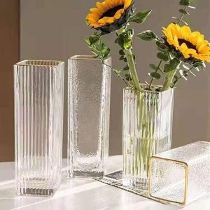 モダンでシンプルな水耕栽培フラワーボトルホームガラス花瓶 YMA1406