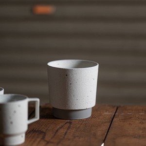 Mino ware Yamatsu Pot/Planter Gray Set M Made in Japan