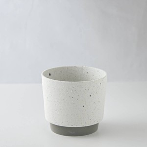 Mino ware Yamatsu Pot/Planter Gray Set Made in Japan