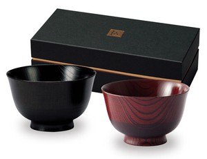 漆器 伝 TSUTAE 夫婦汁椀 [lacquerware kitchenware made in Japan tableware]