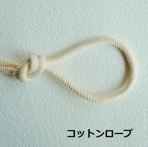 【コットン ロープ】 5.0mm幅　生成り