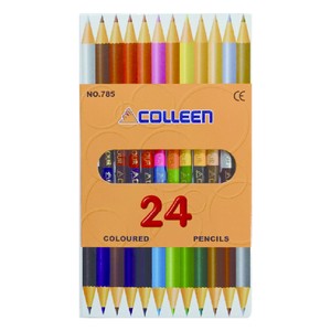 コーリン　785丸 12本24色紙箱入り色鉛筆
