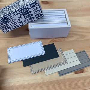 LETTER PRESS BOX メモ・メッセージカード　日本製