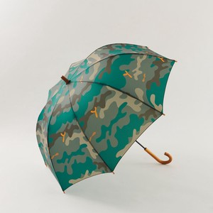雨傘 60cm カモフラージュ GREEN 【392／サンキューニ】 Q053