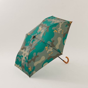 折畳雨傘 50cm カモフラージュ GREEN 【392／サンキューニ】 Q054