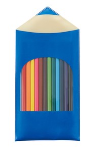 PVCケース色鉛筆12本セット(消しゴム付)