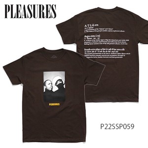 プレジャーズ【PLEASURES】VOCABULARY T-SHIRT メンズ Tシャツ 半袖 アウトキャスト コラボ ロゴ