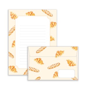 WORLD CRAFT Letter set Gift bread Set Stationery Bread Made in Japan