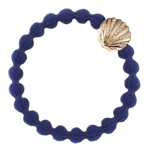 【ByEloise】Seashell Navy Blue ヘアゴム ヘアアクセサリー ブレスレット