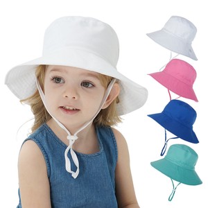ハット つば広ハット 日除け帽子 ベビー　新生児　キッズ UV対策 紫外線対策