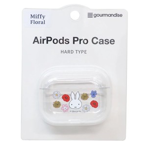 【イヤホン】ミッフィー AirPods Pro ハードクリアカバー Miffy Floral