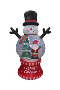 【エアーディスプレイ】240cmスノーマンドーム　インフレータブル　　クリスマス装飾