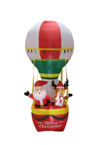 【エアーディスプレイ】210cmサンタイン気球　インフレータブル　　クリスマス装飾