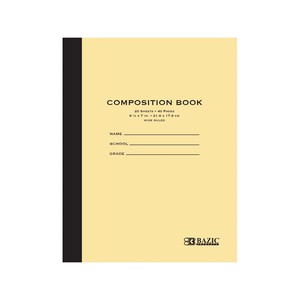 コンポジション ブック　40P　キャンパス ノート　学習帳　罫線入り　文房具　アメリカン雑貨