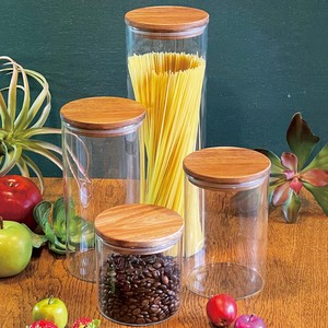 Storage Jar/Bag Heat Resistant Glass