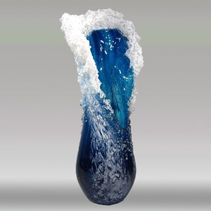 レジンオーナメントマリンブルー花瓶 YMA913