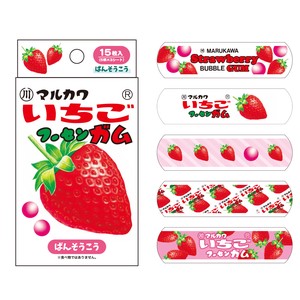 T'S FACTORY Adhesive Bandage Series Husen Gum Strawberry Sweets