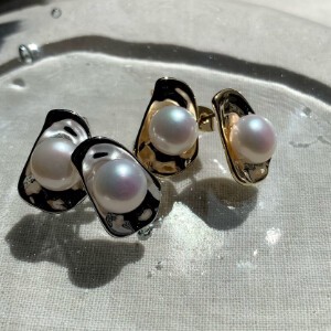 Pierced Earringss Pearl sliver Lightweight Casual Ladies'