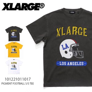エクストララージ【X-LARGE】PIGMENT FOOTBALL S/S TEE Tシャツ 半袖 メンズ ロゴ