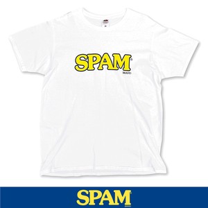 SPAM T-shirt  Tシャツ LOGO YELLOW スパム アメリカン雑貨