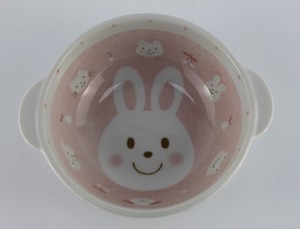 Mino ware Donburi Bowl Animal Rabbit Made in Japan