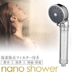 ナノバブル シャワーヘッド 多機能 美容 節水 塩素除去 ハンディーミスト マイクロナノバブル
