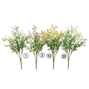 【asca】【アスカ商会】ミニフラワーブッシュ　4色　造花