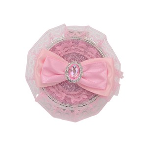[日本製]おひめさま変身セット　プリンセスコンパクトミラー　ピンクダイヤモンド