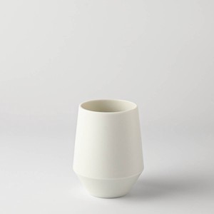 Mino ware Yamatsu Japanese Teacup White glaze Frustum sencha cup Made in Japan